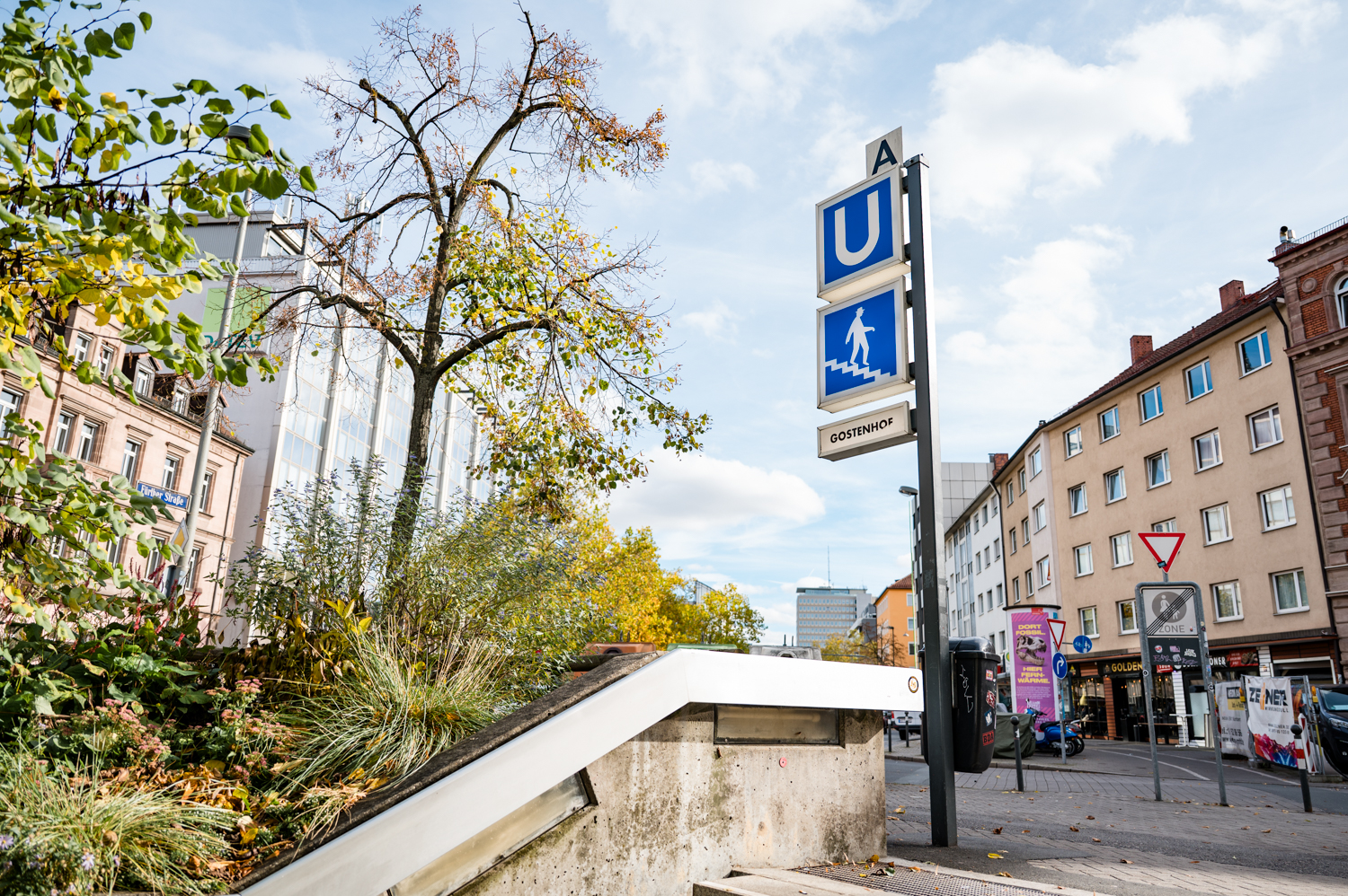 So kommen Sie zu uns - Startpunkt U-Bahn-Haltestelle Gostenhof
