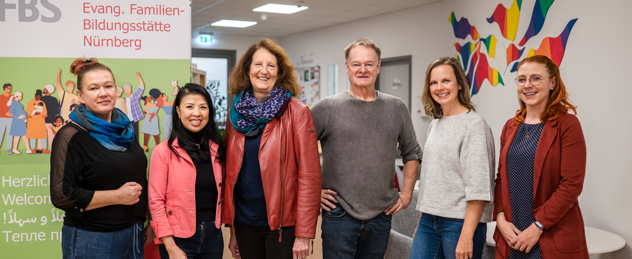 Das Team der Evang. Familien-Bildungsstätte in Nürnberg